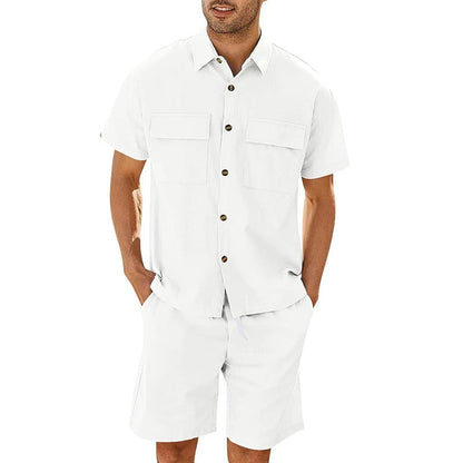 Men's Summer Short Sleeve Suit