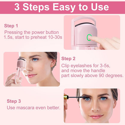 Rechargeable Heated Eyelash Curler