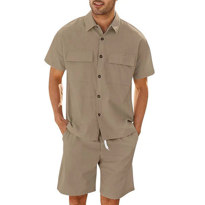 Men's Summer Short Sleeve Suit