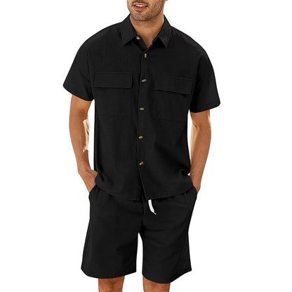 Men's Summer Short Sleeve Suit