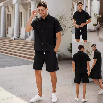 Men's Summer Short Sleeve Suit