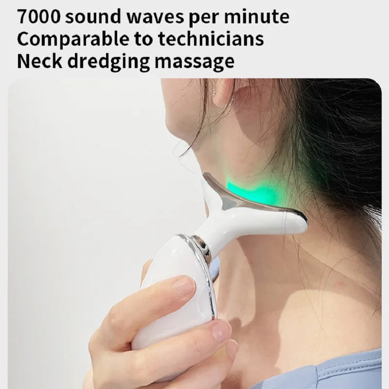 LED Photon Therapy Neck and Face Massager